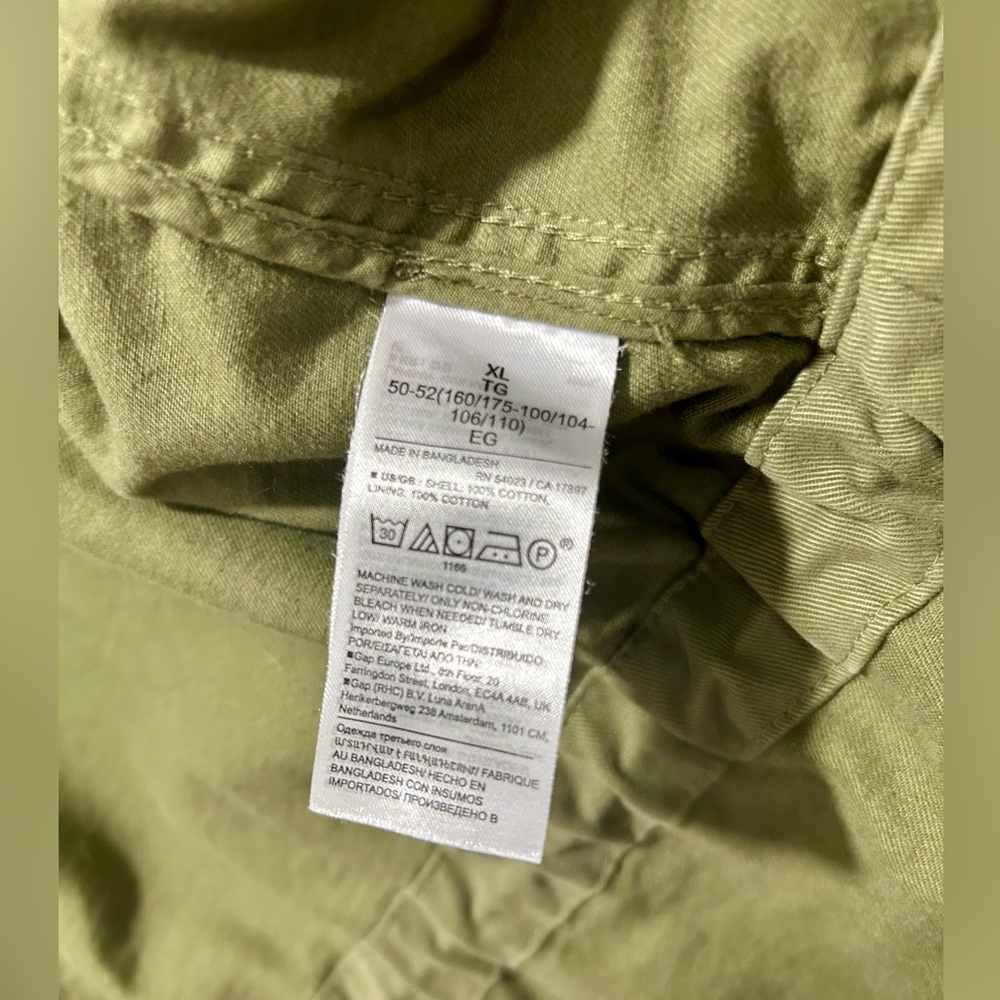 Banana Republic Army Green Jacket. XL. NWOT. - Picture 6 of 9